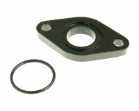 intake manifold insulator spacer with o-ring for GY6 50cc...