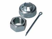wheel nut M16 SW24 with cap and split pin for output...