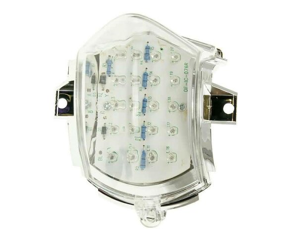 Rücklicht LED Klarglas für Aprilia SR50R, Factory (04-)