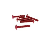 fairing screws hex socket head - anodized aluminum red -...