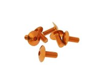 fairing screws hex socket head - anodized aluminum orange...