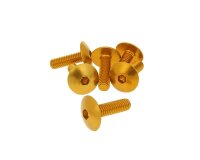fairing screws hex socket head - anodized aluminum gold -...