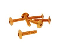 fairing screws hex socket head - anodized aluminum orange...