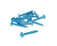 fairing screws anodized aluminum blue - set of 12 pcs -...
