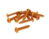 fairing screws anodized aluminum orange - set of 12 pcs -...