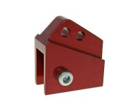 shock extender CNC 2-hole adjustable mounting - red for...