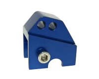shock extender CNC 2-hole adjustable mounting - blue -...