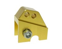 shock extender CNC 2-hole adjustable mounting - gold in...