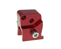 shock extender CNC 2-hole adjustable mounting - red for...