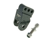shock extender CNC 3-hole adjustable mounting carbon-look...