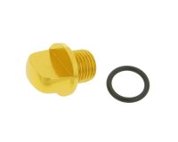 oil filler screw / oil screw plug aluminium gold for...