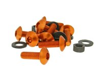 hexagon socket screw set incl. nuts M5x16 aluminum orange...