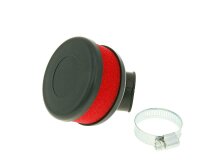 air filter Flat Foam red 28-35mm bent carb connection...