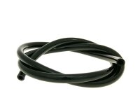 fuel hose black chloroprene rubber 1m - 6mm inner, 10mm...