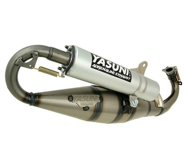 Auspuff Yasuni Carrera 16 Aluminium für Piaggio