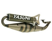 exhaust Yasuni Scooter Z yellow carbon fiber for...