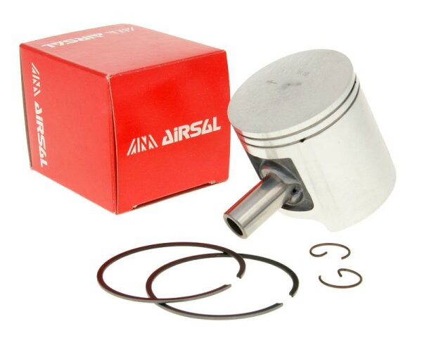 piston kit Airsal sport 69.4cc 47mm cast iron for Piaggio / Derbi engine D50B0