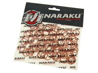 copper seal rings Naraku 12x16x1.5mm 100 pcs