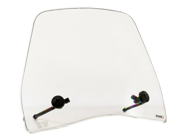 windshield Puig Trafic transparent / clear for Piaggio Liberty 50, 125 (11-14)