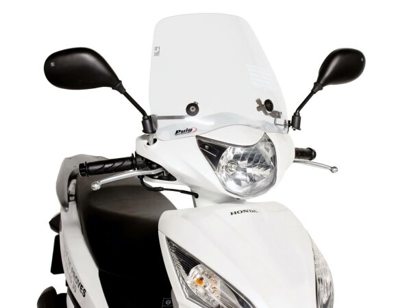 windshield Puig Trafic transparent / clear for Honda NSC Vision 50, 110 (11-14)