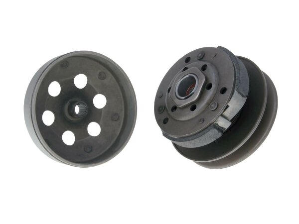 clutch pulley assy with bell 107mm for Peugeot, Kymco, Honda, 139QMB, SYM
