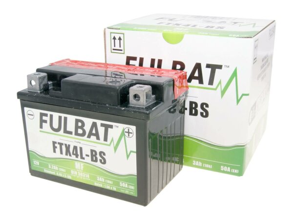 battery Fulbat FTX4L-BS MF maintenance free