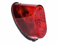 tail light assy moped oval universal for Puch MS, MV,...