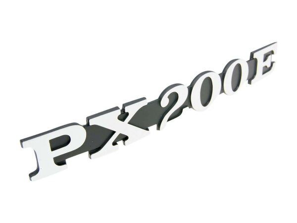 Schild / Schriftzug "PX200E" für Seitenverkleidung für Vespa PX 200 E