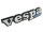 Schild / Schriftzug "Vespa" für Beinschild für Vespa PK, PM Automatic, PK 80 S