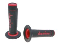 handlebar grip set Domino A020 off-road half waffle black...