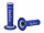handlebar grip set Domino A190 off-road blue / grey