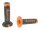 handlebar grip set Domino A260 off-road black / orange