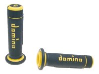 Griffe Satz Domino A180 ATV Daumengas 22/22mm schwarz-gelb