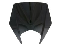 headlight fairing upper part OEM black for Derbi Senda...