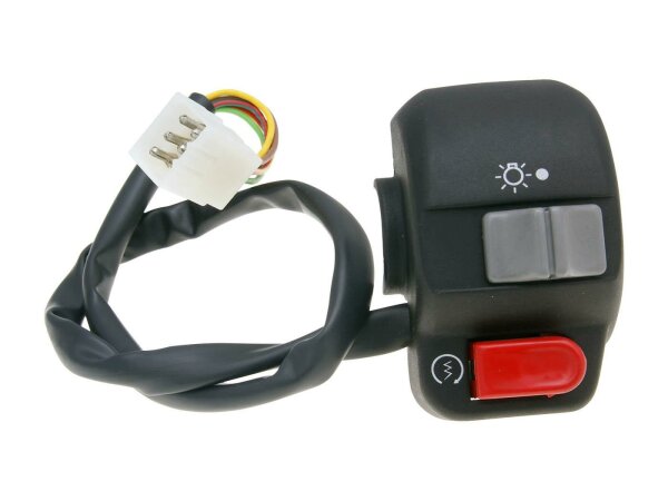 right-hand switch assy for E-starter, w/ light switch - universal