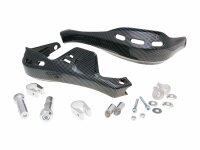 handguards / hand protector set carbon-look for 22mm...