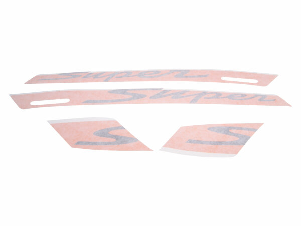 decal set / sticker set "Super" OEM orange color for Vespa GTS Super Sport 85/B