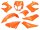 Verkleidungskit orange für Derbi Senda R, SM X-Treme, SM DRD