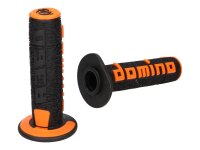 handlebar grip set Domino A360 off-road black / orange