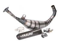 exhaust Yasuni R5 black carbon fiber for Aprilia RX, SX,...