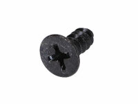 fairing screw black 4.8x13mm countersunk crosshead