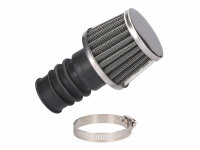 Air filter power filter 17 / 21mm for moped with 15mm...