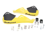 handguards Polisport Evolution Integral yellow for 22mm...
