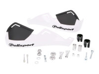 handguards Polisport Evolution Integral white for 22mm...