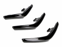horn cover grill fin set Power1 glossy black for Vespa...