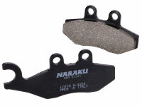 brake pads Naraku organic for Piaggio X7, X9, X-Evo, MP3,...