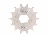 front sprocket 14 teeth 1/2x5.4 for Simson S51, S53, S70,...
