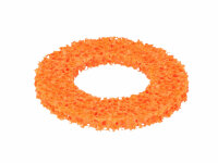 fuel filler neck foam rubber ring 120x60x10mm orange for...