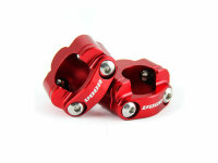 handlebar clamp kit VOCA HB28 CNC 22-28 - red