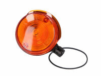 indicator light assy front 80mm orange w/ black cap for...